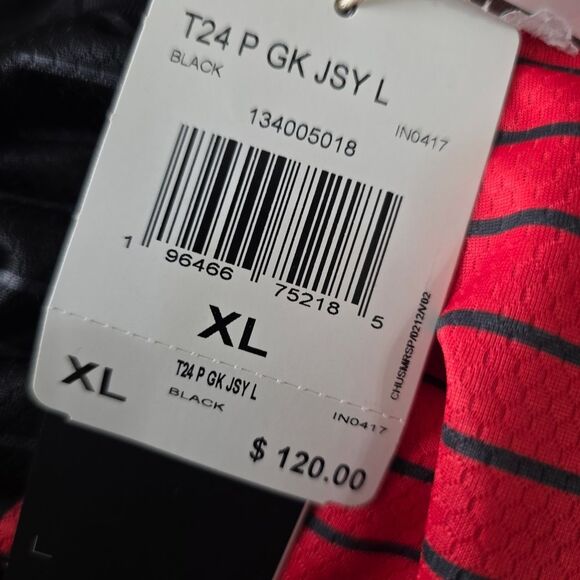 Adidas Tiro 24 Pro Soccer Goalkeeper Jersey Black Slim Fit IN0417 Men’s XL New - Picture 12 of 13